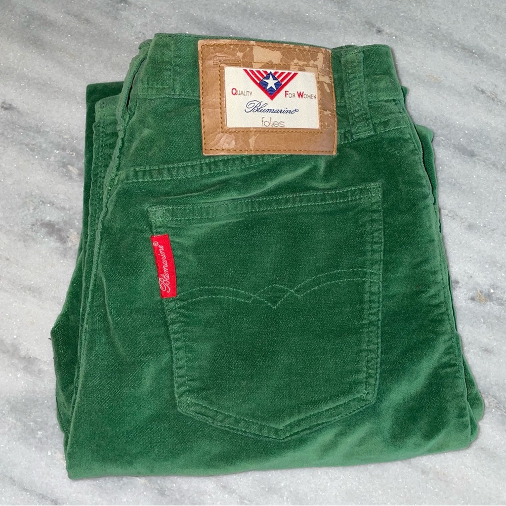 Bluemarine velvety pants